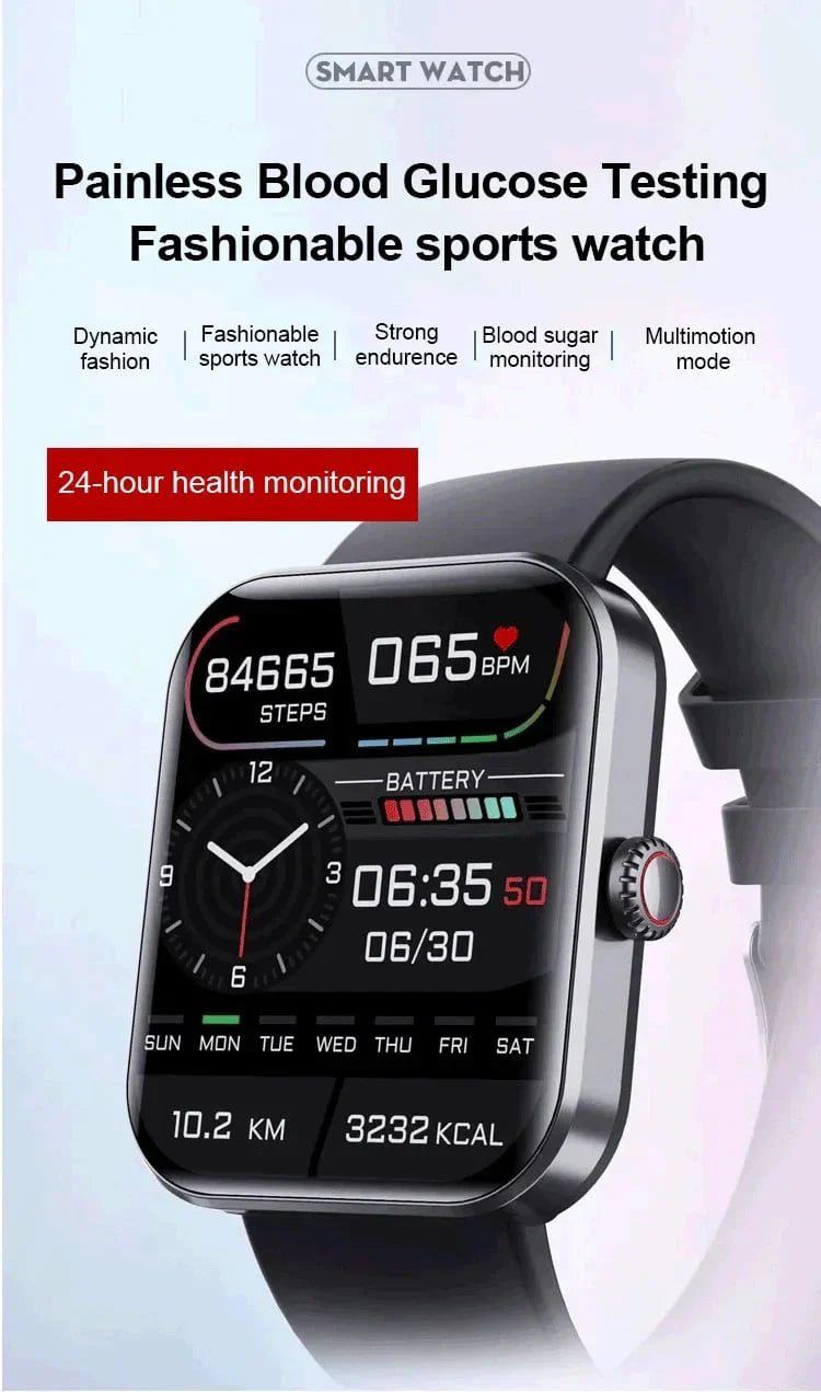 Bluetooth Fashion Smart Watch|Heartbeat ,B.P Monitoring