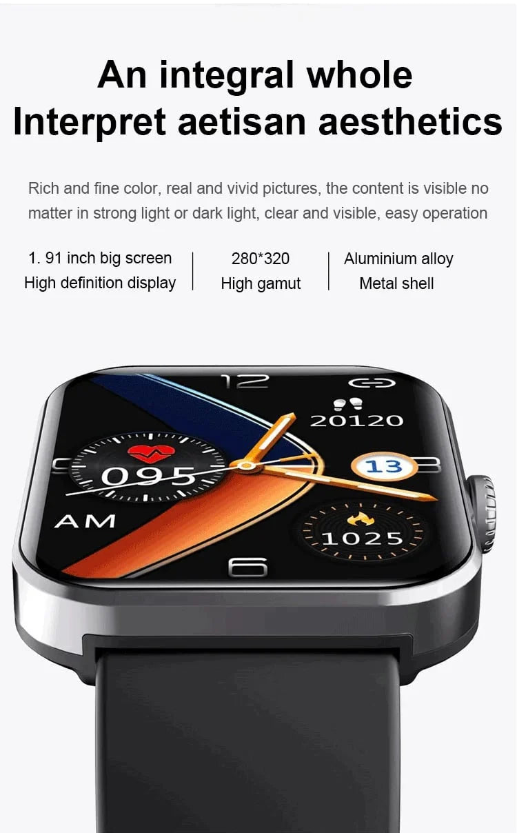 Bluetooth Fashion Smart Watch|Heartbeat ,B.P Monitoring